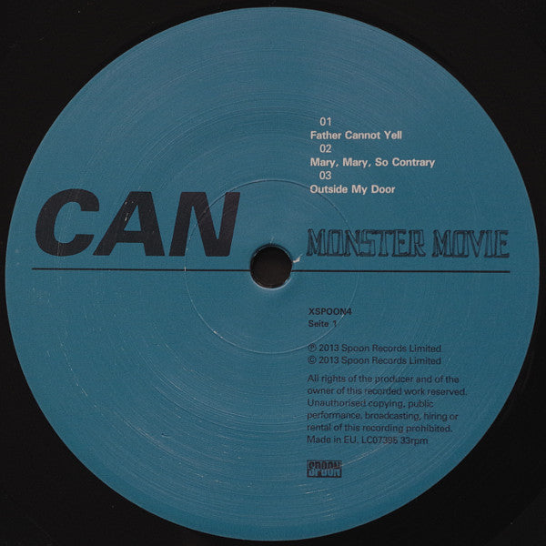 Can : Monster Movie (LP, Album, RE, RM)