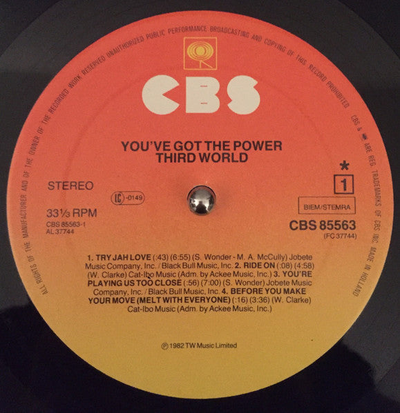 Third World : You've Got The Power (LP, Album)