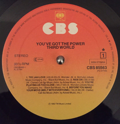 Third World : You've Got The Power (LP, Album)