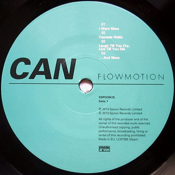 Can : Flow Motion (LP, Album, RE, RM)