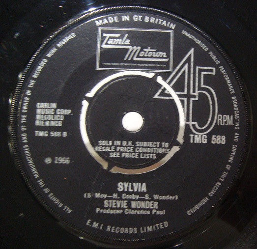 Stevie Wonder : A Place In The Sun / Sylvia (7", Single, 4-P)