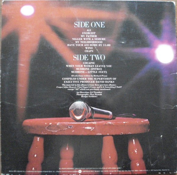 Richard Pryor : Richard Pryor's Greatest Hits (LP, Album, Comp, RE, Win)