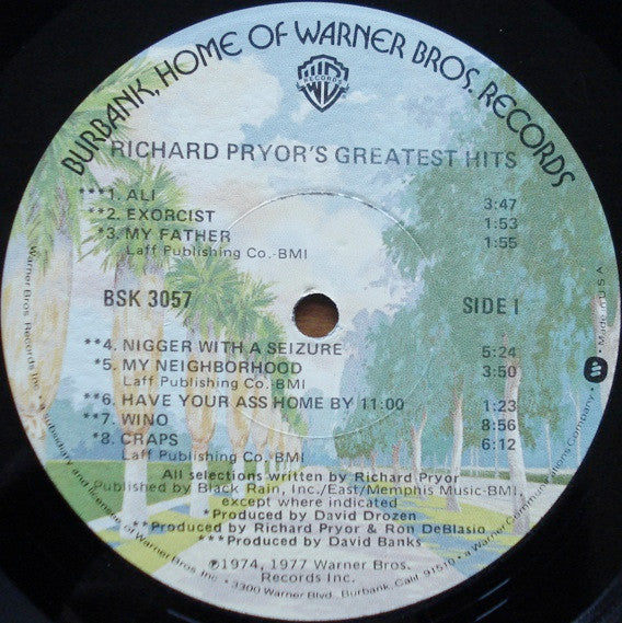 Richard Pryor : Richard Pryor's Greatest Hits (LP, Album, Comp, RE, Win)