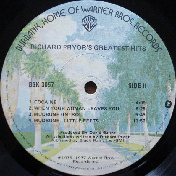 Richard Pryor : Richard Pryor's Greatest Hits (LP, Album, Comp, RE, Win)
