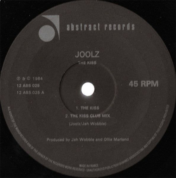 Joolz : The Kiss (12", Single)