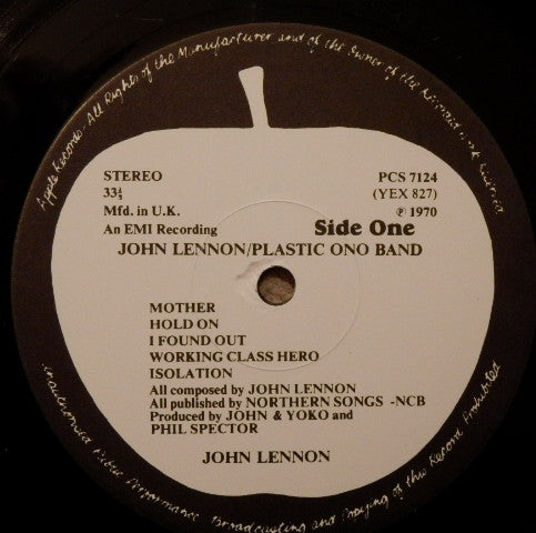 John Lennon / Plastic Ono Band* : John Lennon / Plastic Ono Band (LP, Album, RE)