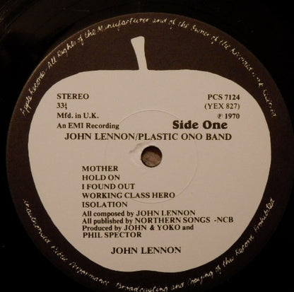 John Lennon / Plastic Ono Band* : John Lennon / Plastic Ono Band (LP, Album, RE)
