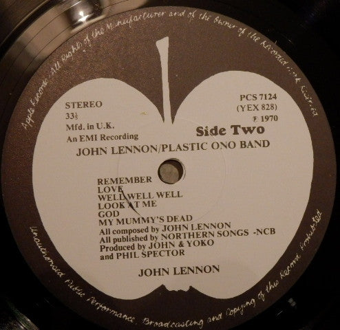 John Lennon / Plastic Ono Band* : John Lennon / Plastic Ono Band (LP, Album, RE)