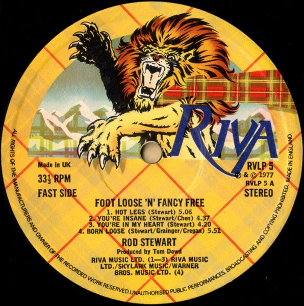 Rod Stewart : Foot Loose & Fancy Free (LP, Album)