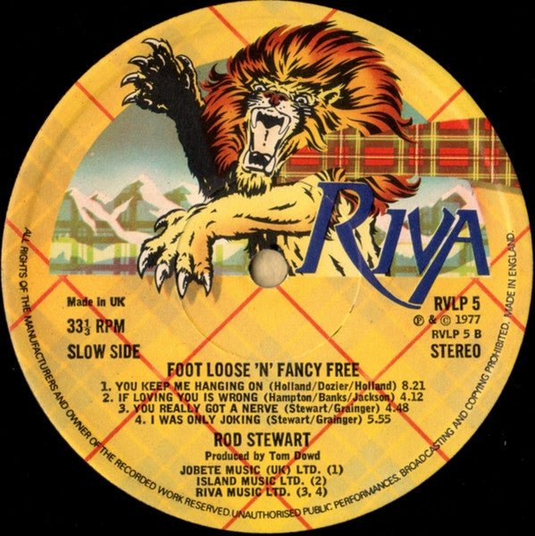 Rod Stewart : Foot Loose & Fancy Free (LP, Album)