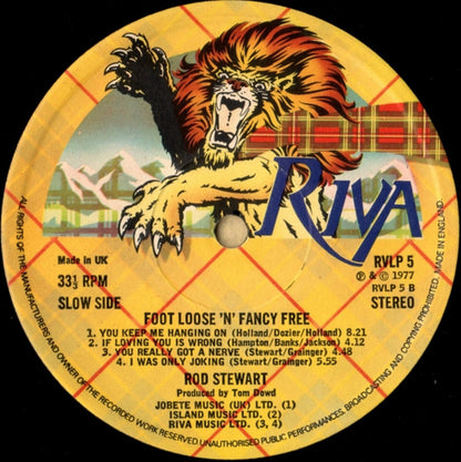 Rod Stewart : Foot Loose & Fancy Free (LP, Album)
