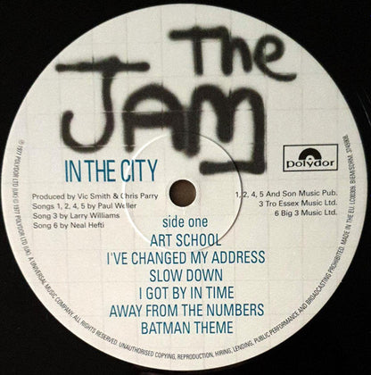 The Jam : In The City (LP, Album, RE, 180)