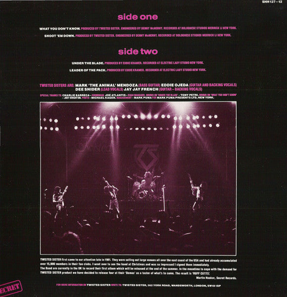 Twisted Sister : Ruff Cutts (12", EP)
