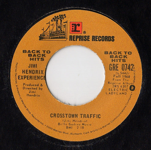 The Jimi Hendrix Experience : Crosstown Traffic   (7", Single)