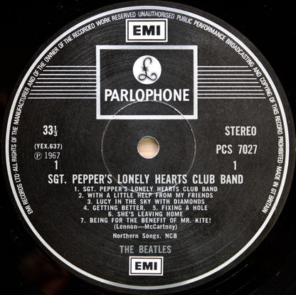 The Beatles : Sgt. Pepper's Lonely Hearts Club Band (LP, Album, RE, RP, 2 B)