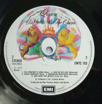 Queen : A Night At The Opera (LP, Album, Emb)