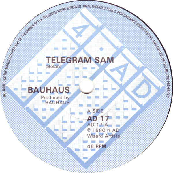 Bauhaus : Telegram Sam (7", Single)