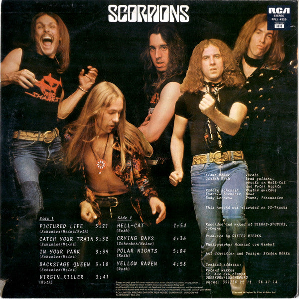 Scorpions : Virgin Killer (LP, Album, RE)