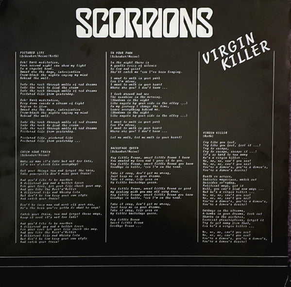 Scorpions : Virgin Killer (LP, Album, RE)