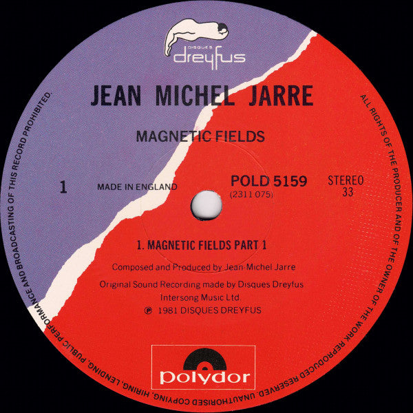 Jarre* : Magnetic Fields (LP, Album, RE)