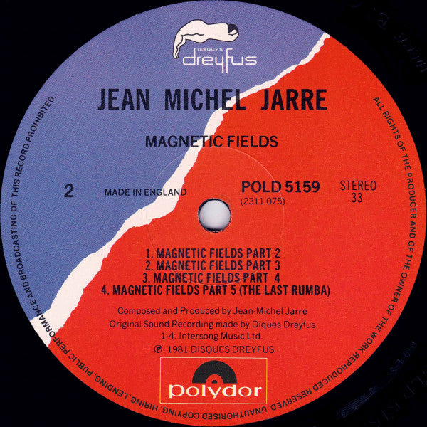 Jarre* : Magnetic Fields (LP, Album, RE)