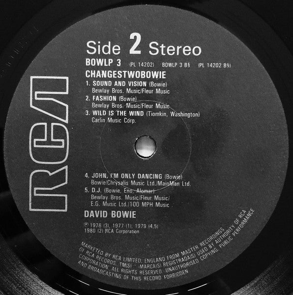 David Bowie : ChangesTwoBowie (LP, Comp)
