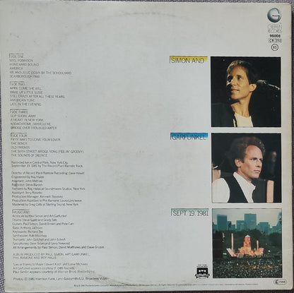 Simon & Garfunkel : The Concert In Central Park (2xLP, Album, Gat)