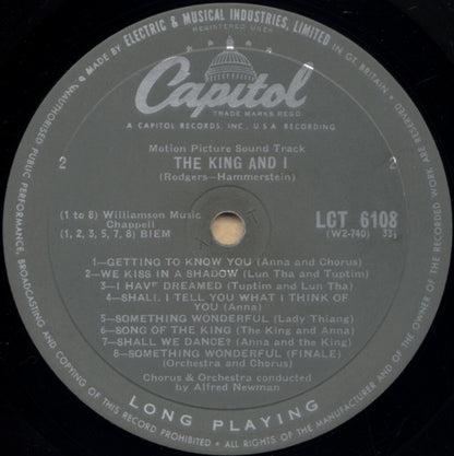 Rodgers & Hammerstein : The King And I (LP, Mono, RP, Gre)