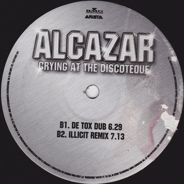 Alcazar : Crying At The Discoteque (12", Maxi)