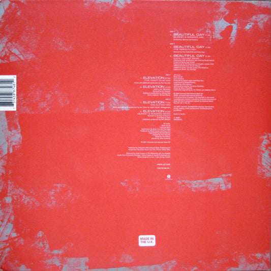 U2 : Beautiful Day & Elevation (Remixes) (2x12")