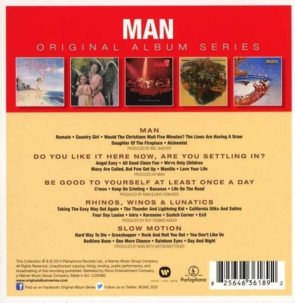 Man : Original Album Series (Box, Comp + CD, Album, RE + CD, Album, RE + CD, Al)