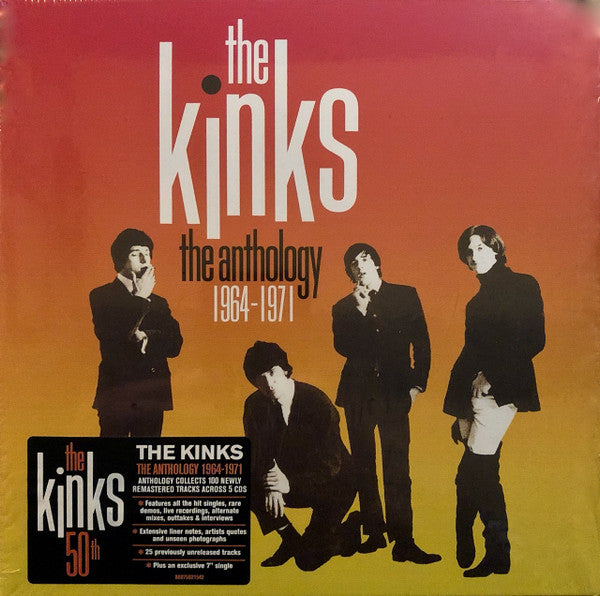 The Kinks : The Anthology 1964-1971 (5xCD, Comp, Mono, RM + 7" + Box)