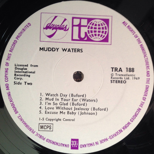 Luther Georgia Boy Snake Johnson* : The Muddy Waters Blues Band (LP)