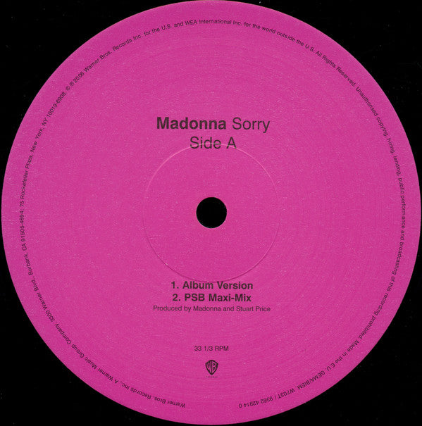 Madonna : Sorry (12")