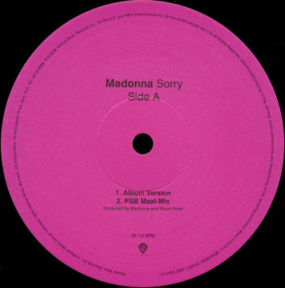 Madonna : Sorry (12")