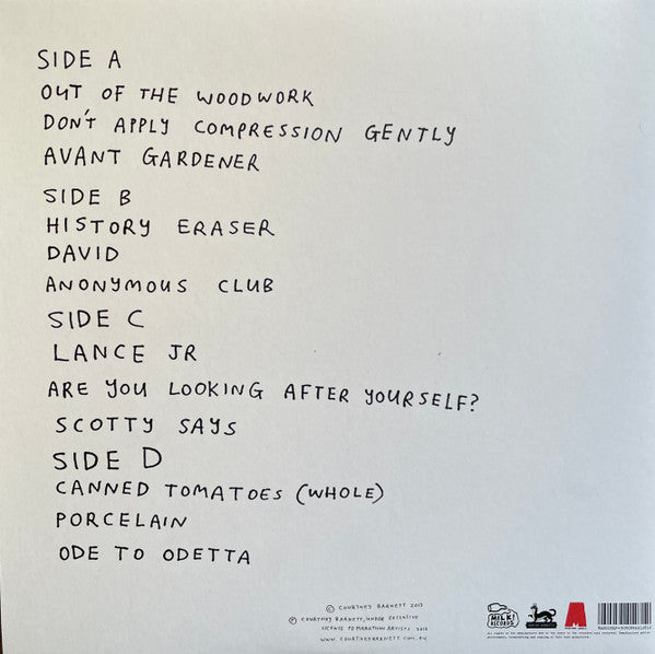 Courtney Barnett : The Double EP: A Sea Of Split Peas (2xLP, Comp, RP)