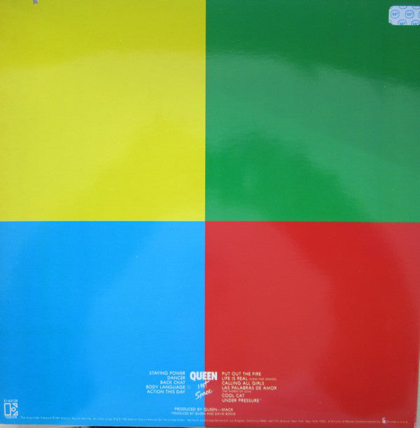 Queen : Hot Space (LP, Album, AR)