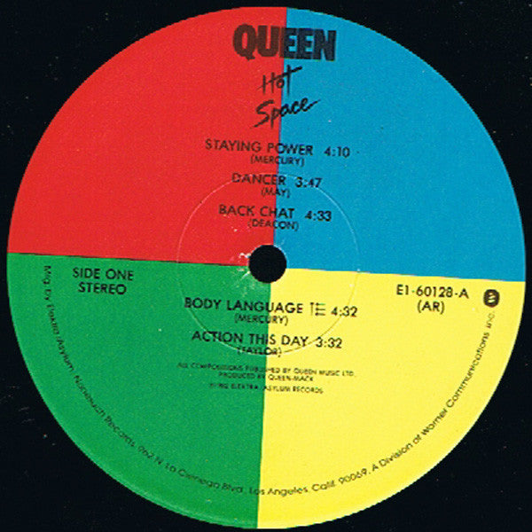 Queen : Hot Space (LP, Album, AR)