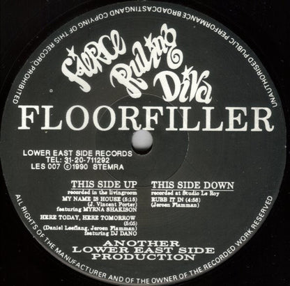Fierce Ruling Diva Featuring DJ Dano And Myrna Shakison : Floorfiller (12")