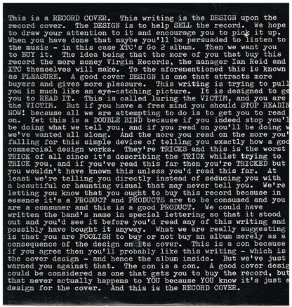 XTC : Go 2 (LP, Album, RP)