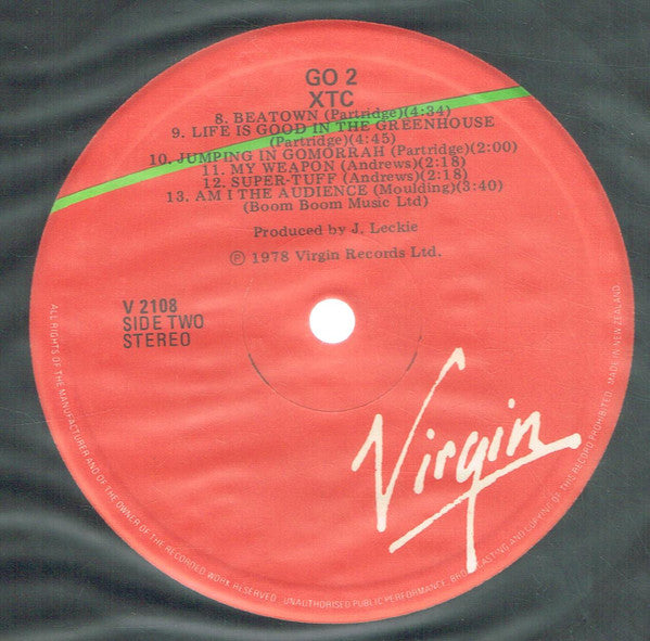 XTC : Go 2 (LP, Album, RP)