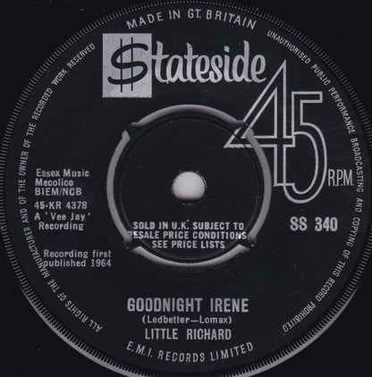 Little Richard : Whole Lotta Shakin' Goin' On (7", Single)