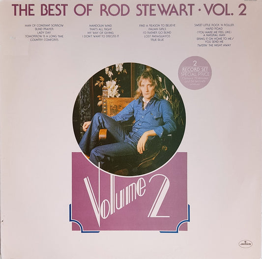 Rod Stewart : The Best Of Rod Stewart Vol. 2 (2xLP, Comp, RP, PRS)