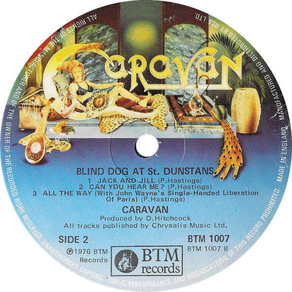 Caravan : Blind Dog At St. Dunstans (LP, Album, Rec)