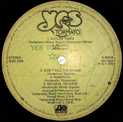 Yes : Tormato (LP, Album, WEA)