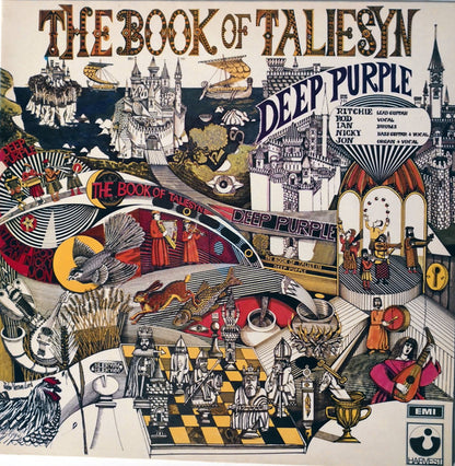 Deep Purple : The Book Of Taliesyn (LP, Album, RE)