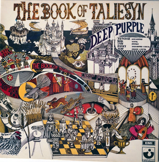 Deep Purple : The Book Of Taliesyn (LP, Album, RE)
