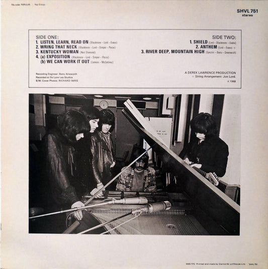 Deep Purple : The Book Of Taliesyn (LP, Album, RE)