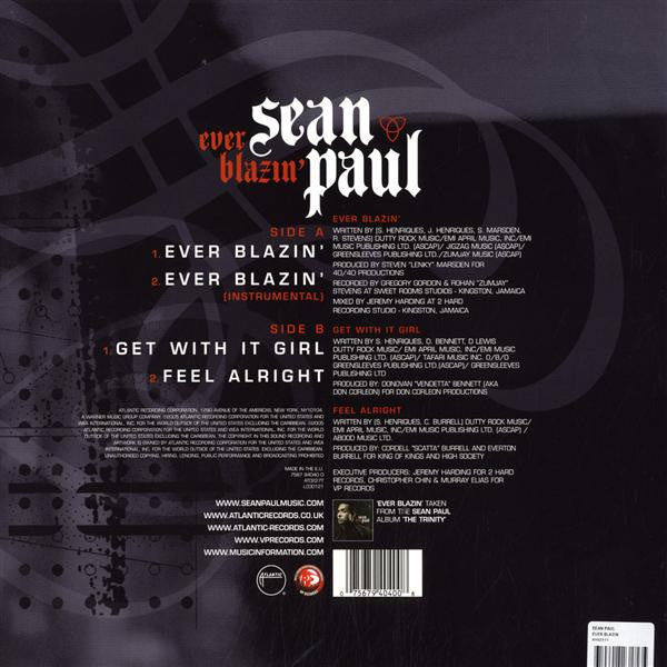 Sean Paul : Ever Blazin' (12")