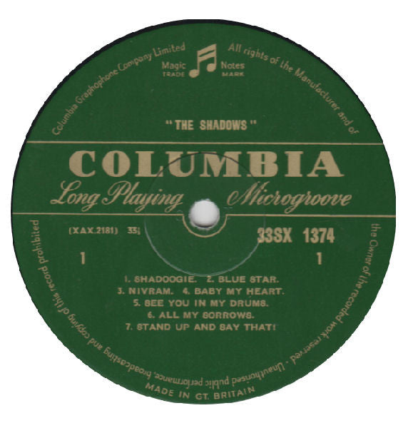 The Shadows : The Shadows (LP, Album, Mono)
